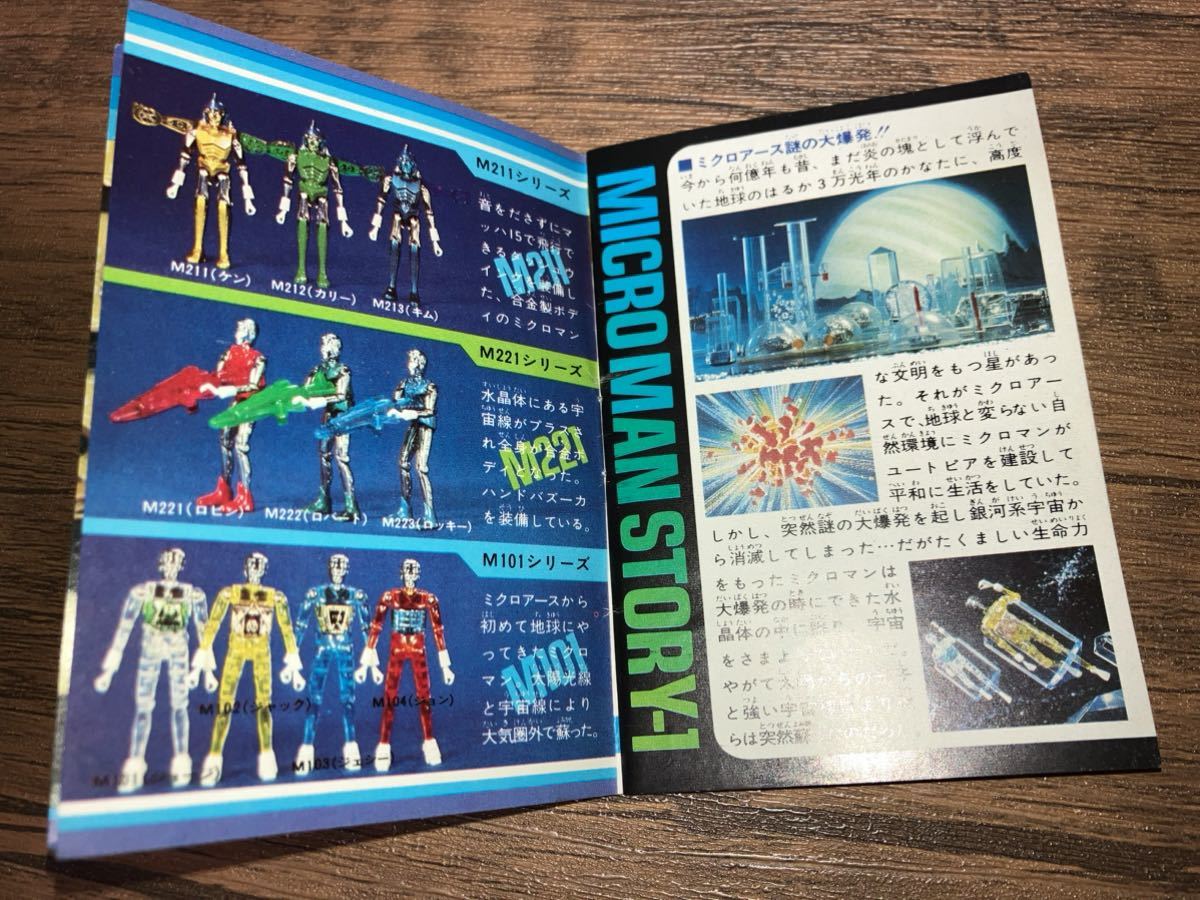 タカラ ミクロマンカタログ 1970年代発売当時物 初期 全40P タイタン  