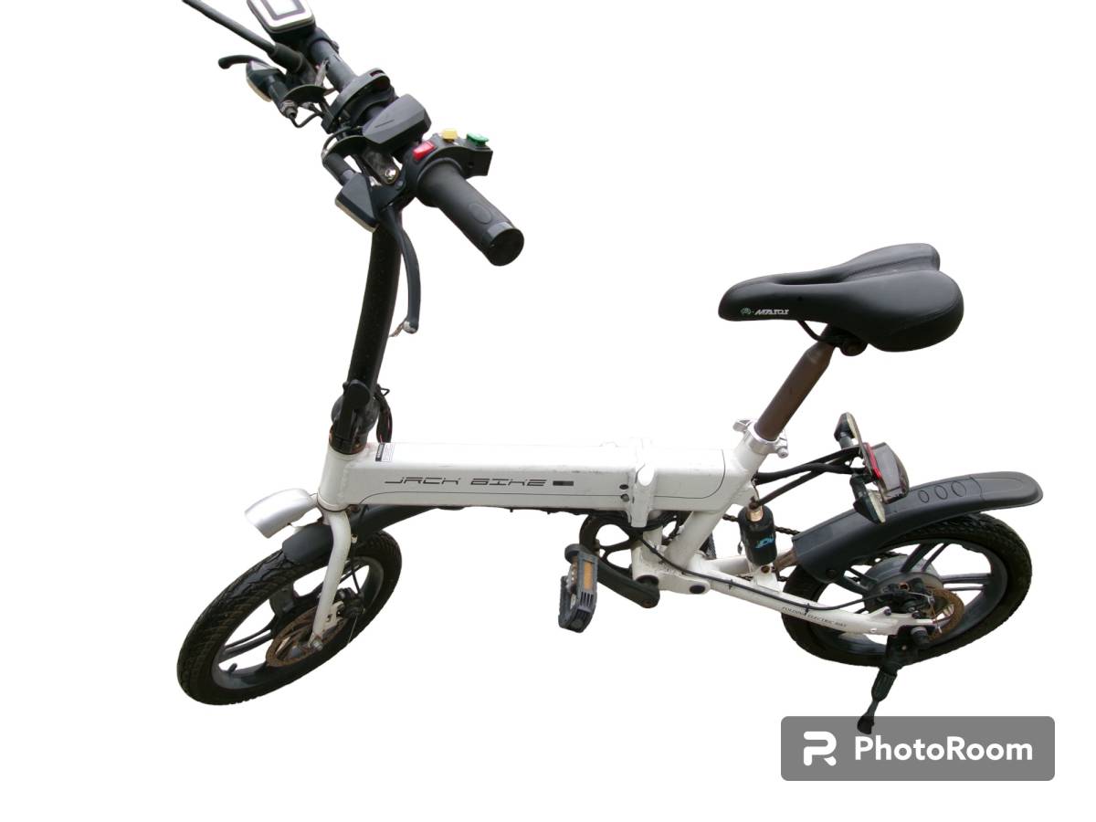 S-963)JACK BIKE リアサス付き 電動ハイブリッドバイク 現状品(電動 