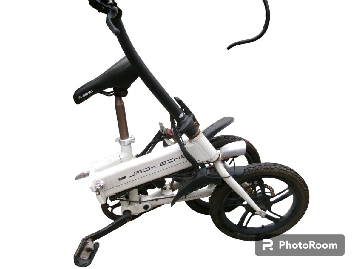 S-963)JACK BIKE リアサス付き 電動ハイブリッドバイク 現状品(電動 