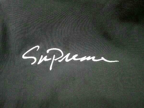 SUPREME シュプリーム　パーカー　筆記体刺繍　ロゴ入り　Classic Script Hooded ブラック　裏起毛　サイズM パーカー Supreme M 02078人気モデルシュプリーム 815刺繍ロゴシュプリーム☆筆記体刺繍ロゴ入りパーカー 筆記体