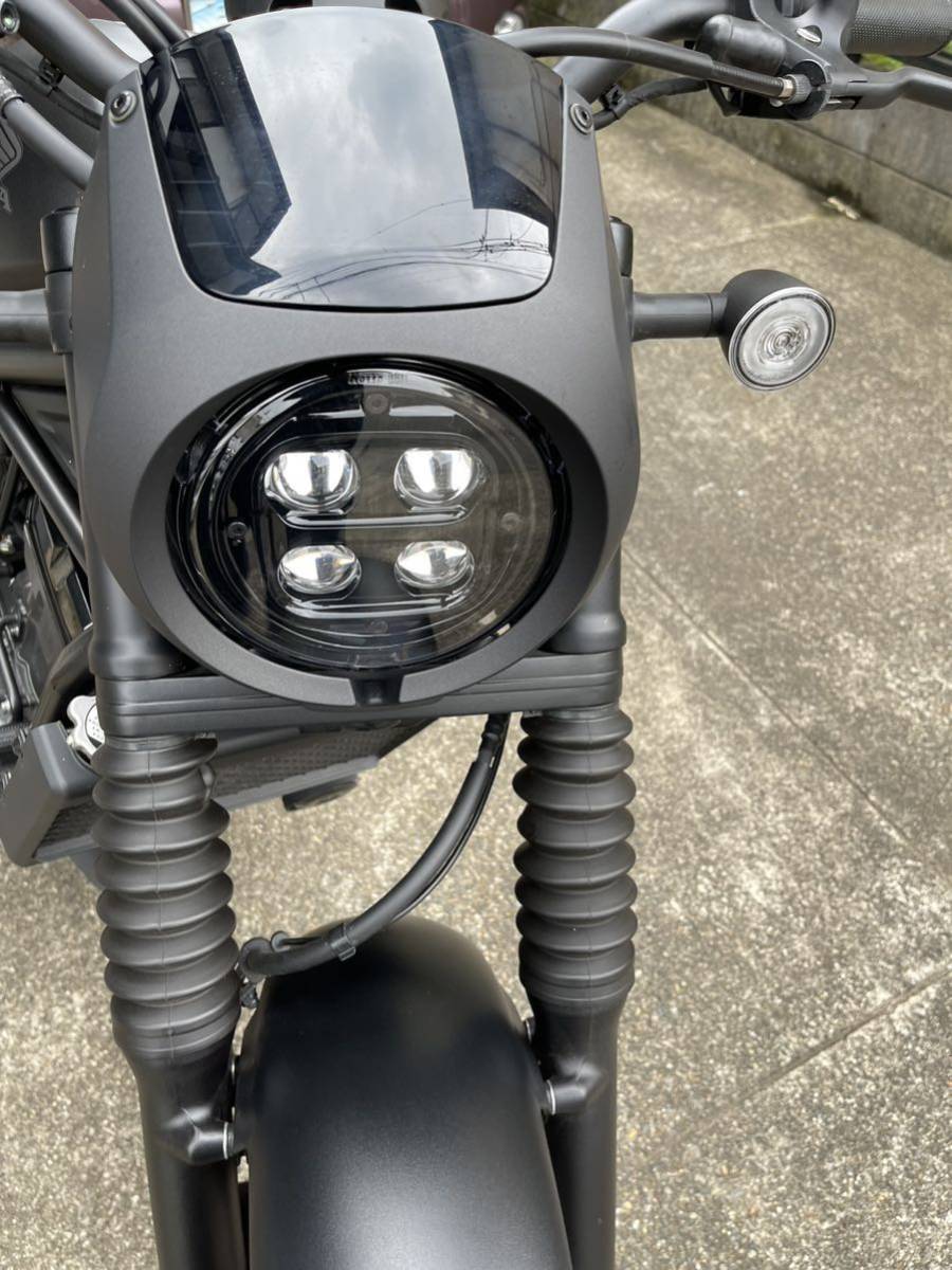 レブル250 (MC49) 純正 ライトカバー アッパーカウル メーターバイザー