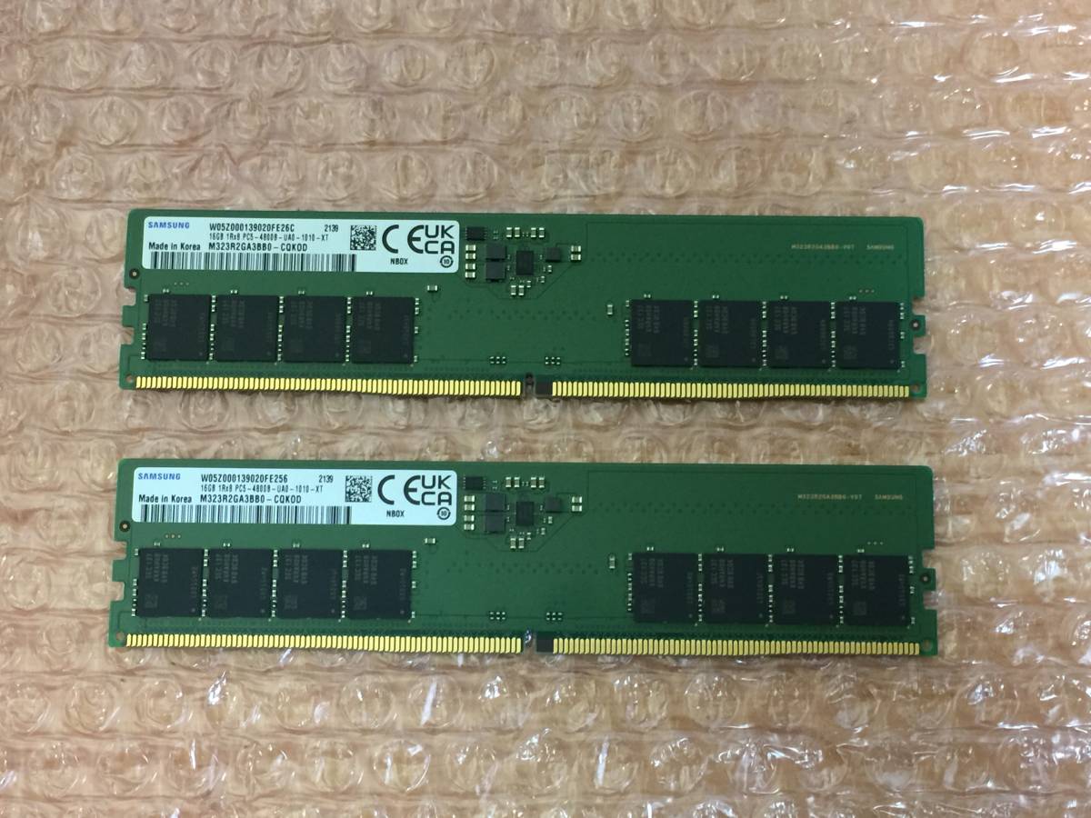 メモリー ASUS / SAMSUNG DDR5 U-DIMM 32GB KIT ASUS / SAMSUNG DDR5 U