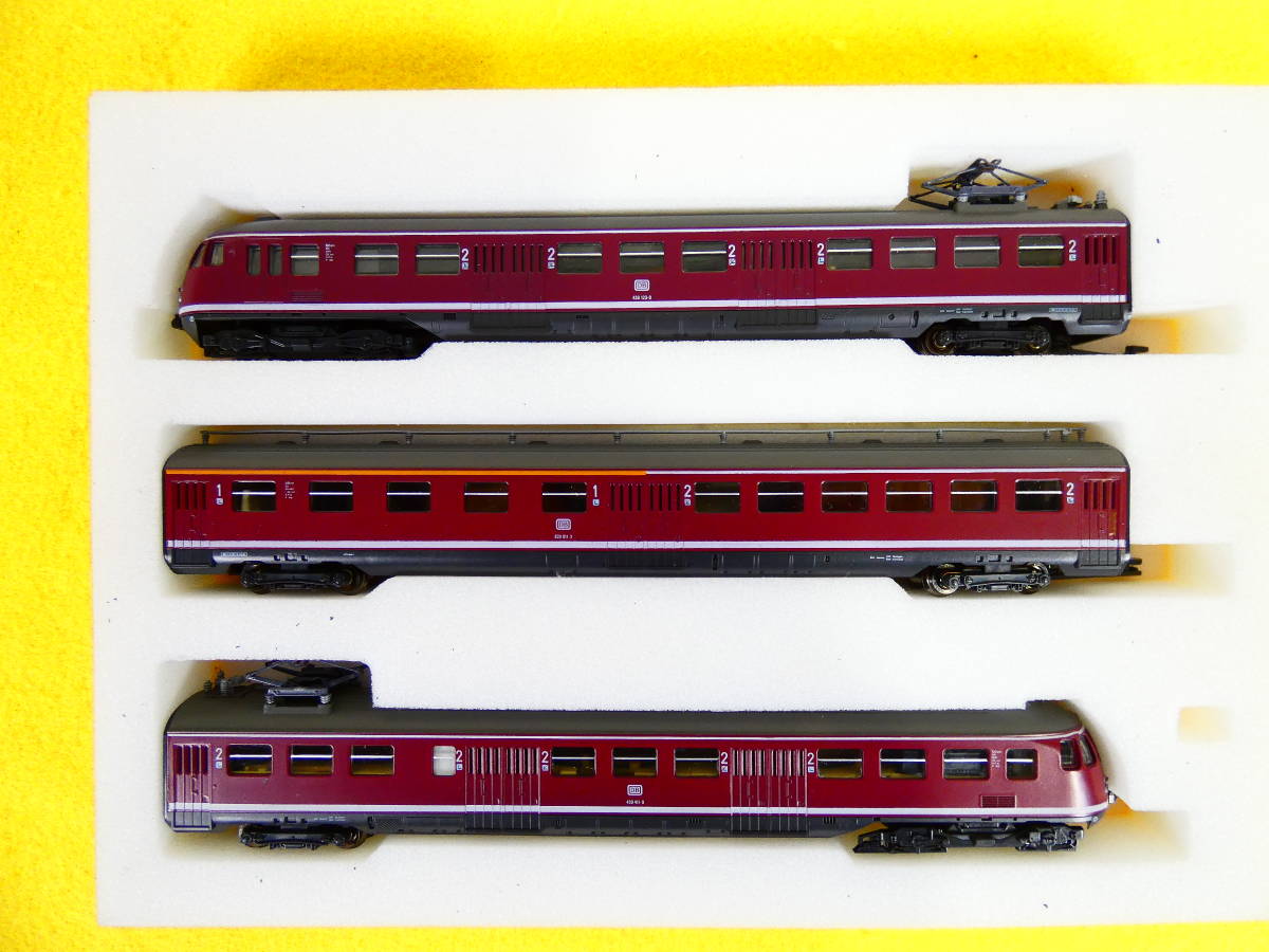 HOBBYTRAIN 1430 ドイツ国鉄 DB ET30形 ワインレッド 3両セット 外国 