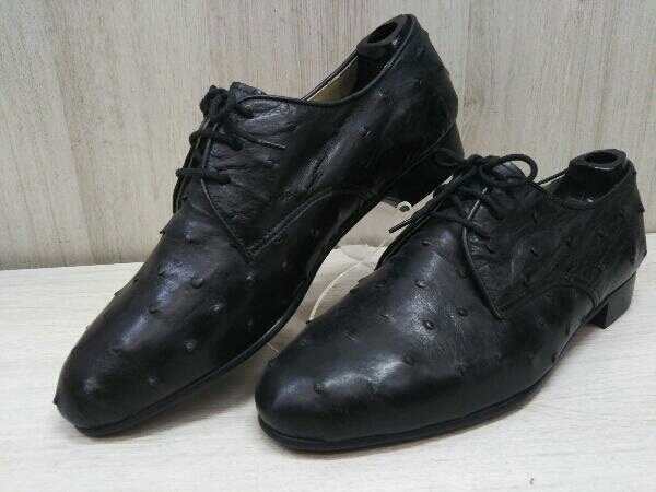 BUGUI OSTRICH ブグイ オーストリッチ ビジネスシューズ ドレスシューズ　25.5cm