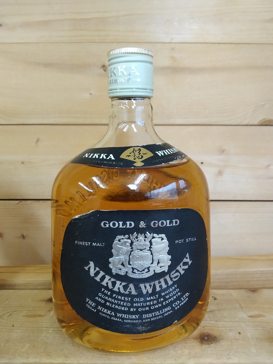古酒未開栓〕NIKKA WHISKY ニッカ G&G 白びん 鎧 甲冑 騎士 ナイト