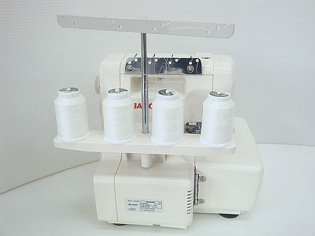 ジャノメ＊2本針4本糸ロックミシン＊マイロック260D＊巻き・差動＊良好 