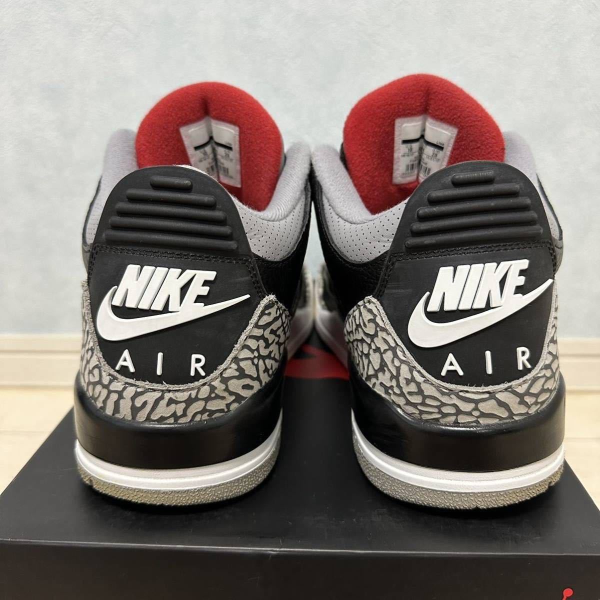 NIKE AIR JORDAN 3 RETRO OG Black Cement (2018) 28cm / ナイキ エア