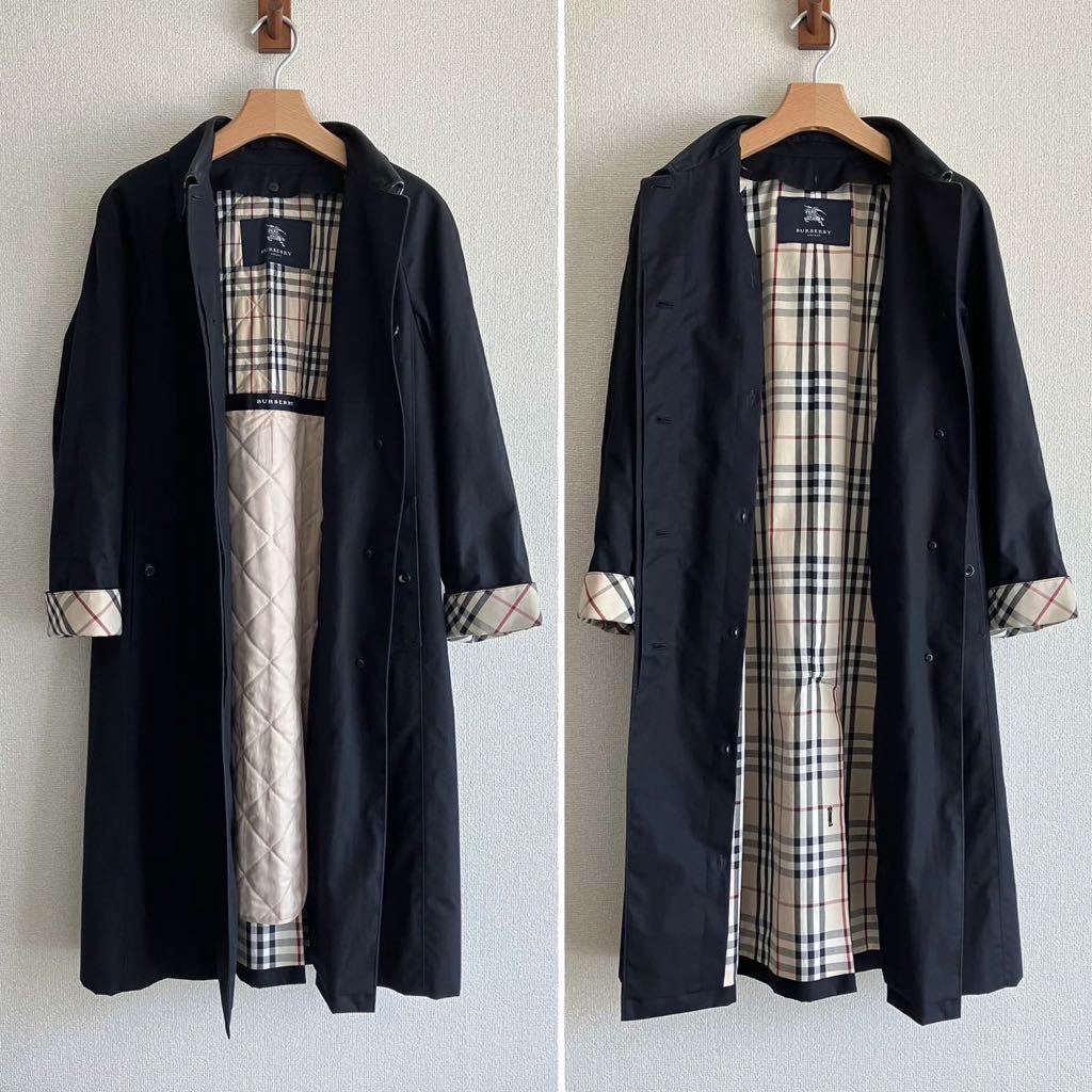 vintage バーバリー スプリングコート ノバチェック ベルト 大きい