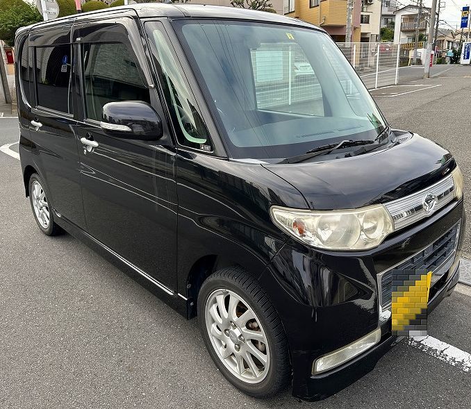 ○○車検6/2まで すぐ乗れる タントカスタム RSターボ ブラック 電動
