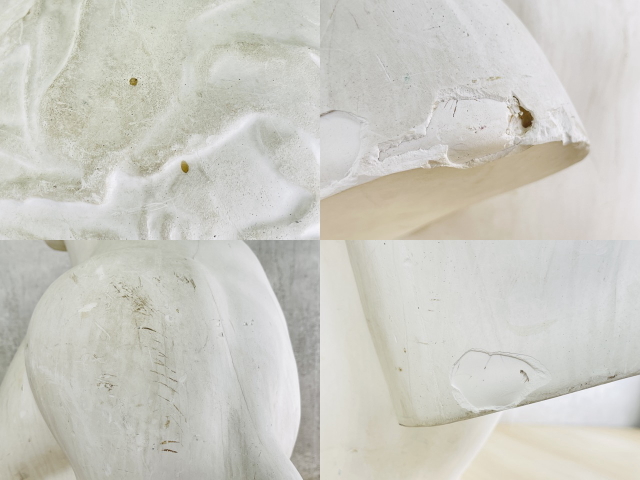 石膏像 【中古】マルス デッサン 男性像 約63×33×76cm 大型 胴体 胸像