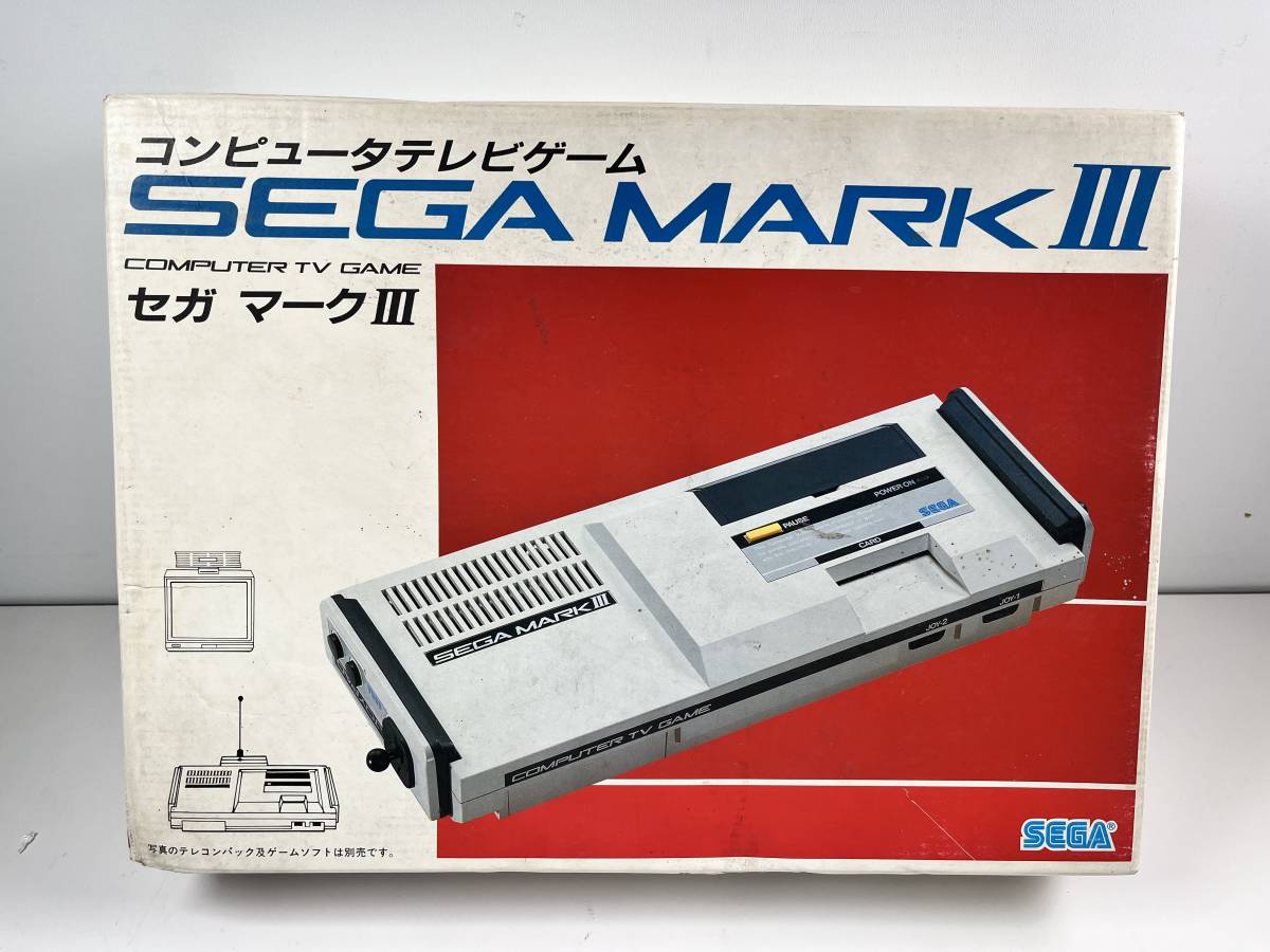 ♪【中古】SEGA MARK Ⅲ 箱 説明書 付き 本体 セガ マーク 3 ゲーム機