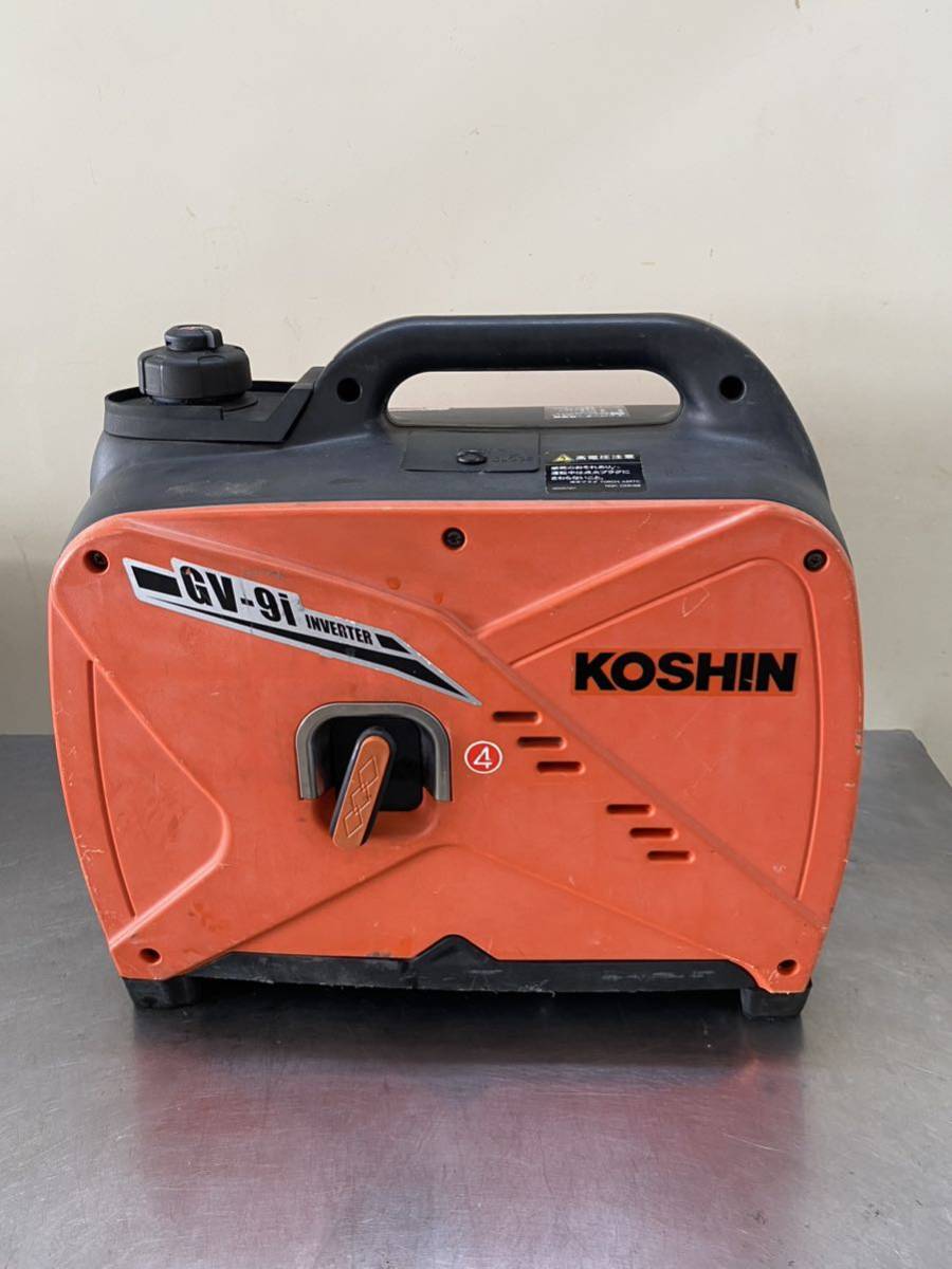 工進(KOSHIN) インバーター 正弦波 発電機 (定格出力0.9kVA ☆1万円 工進(