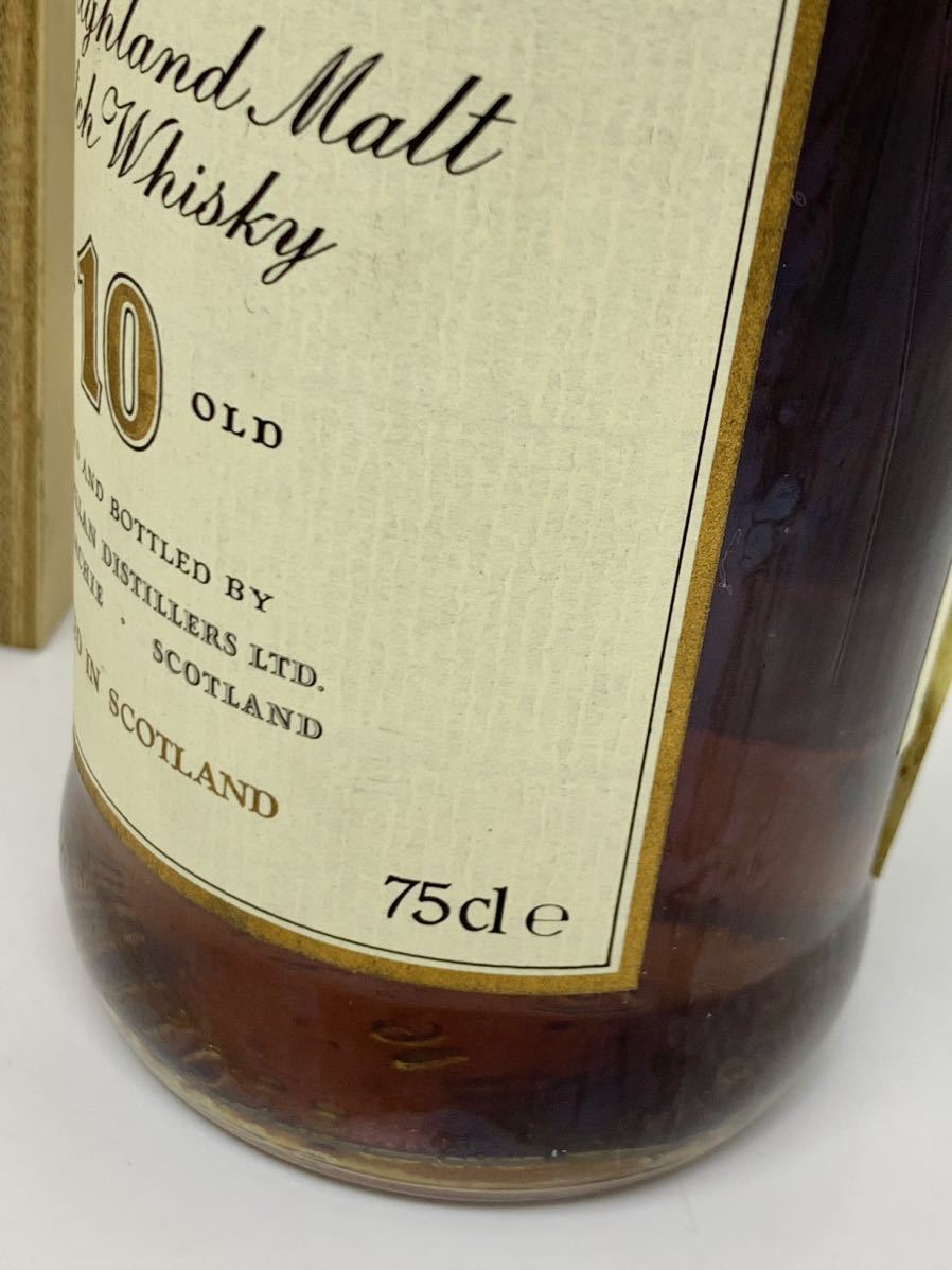 未開栓 MACALLAN マッカラン 10年 旧ボトル 箱付 750ml 40% ハイランド