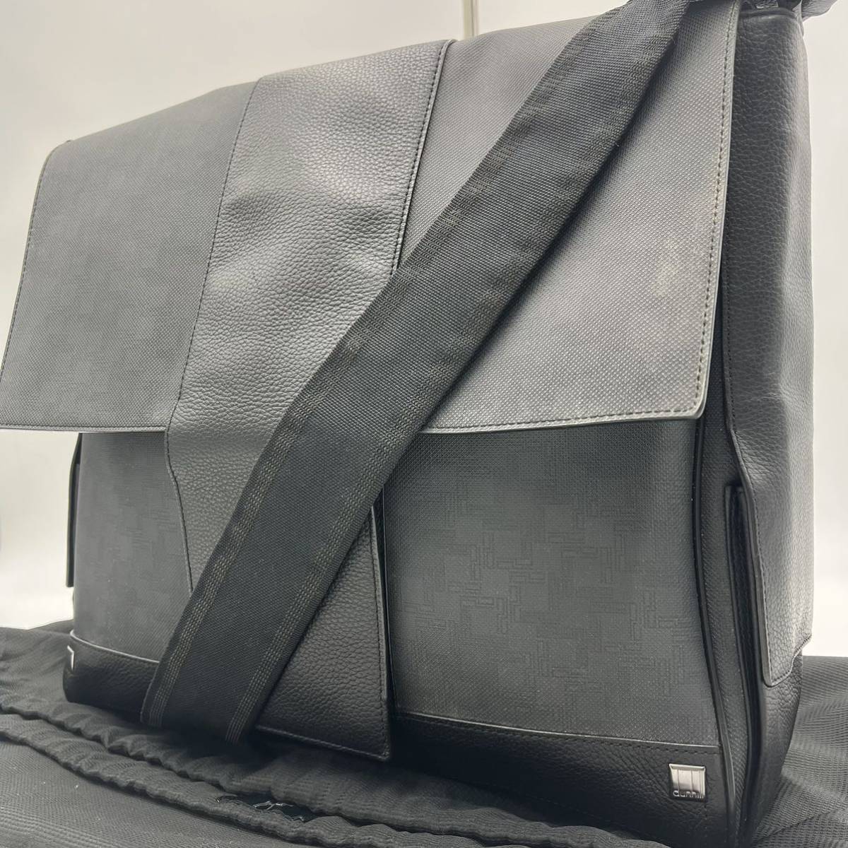 1円〜【希少/絶版】dunhill ダンヒル メンズ メッセンジャーバッグ