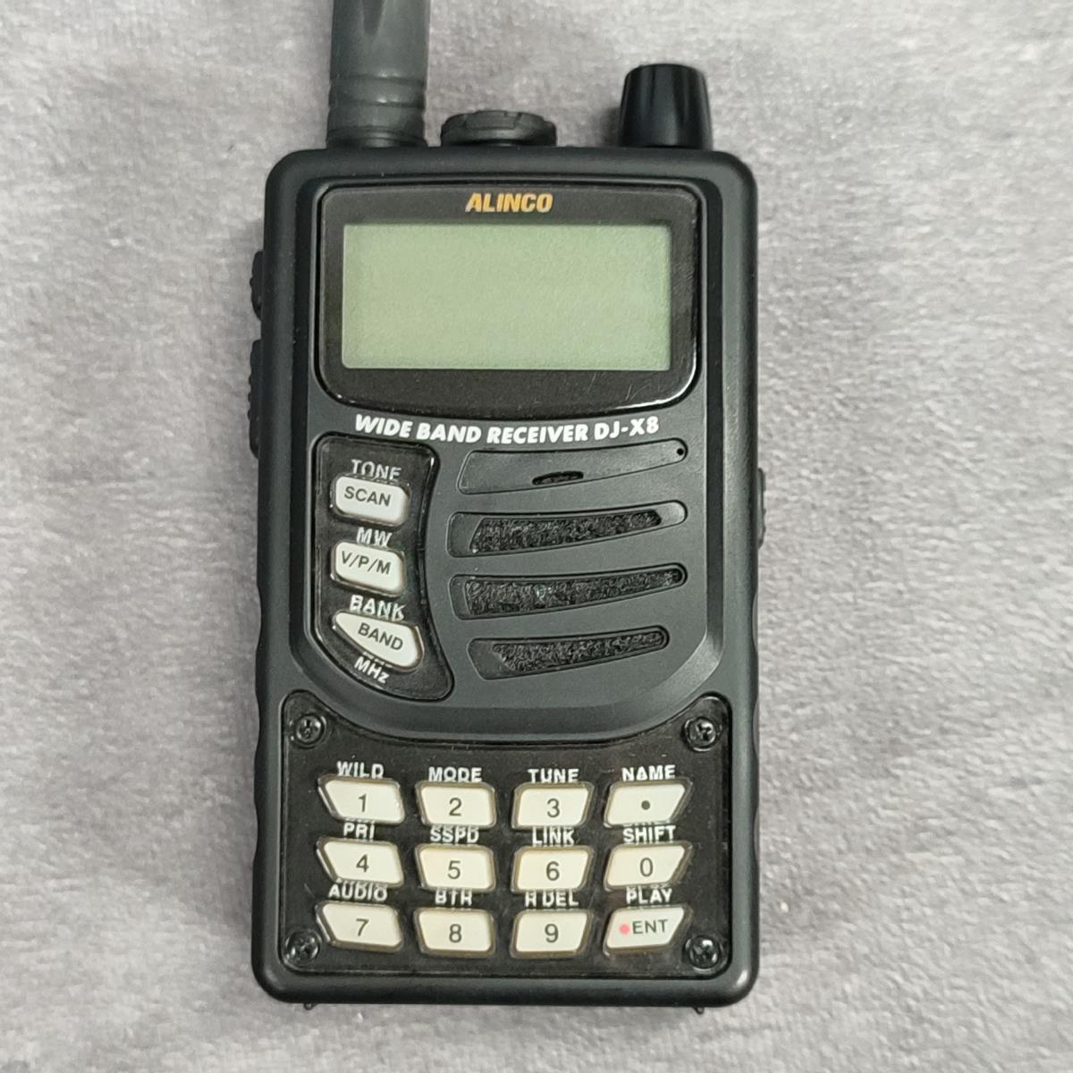 簡易動作確認済【箱・説明書付 美品】 ALINCO DJ-X8 ワイドバンド