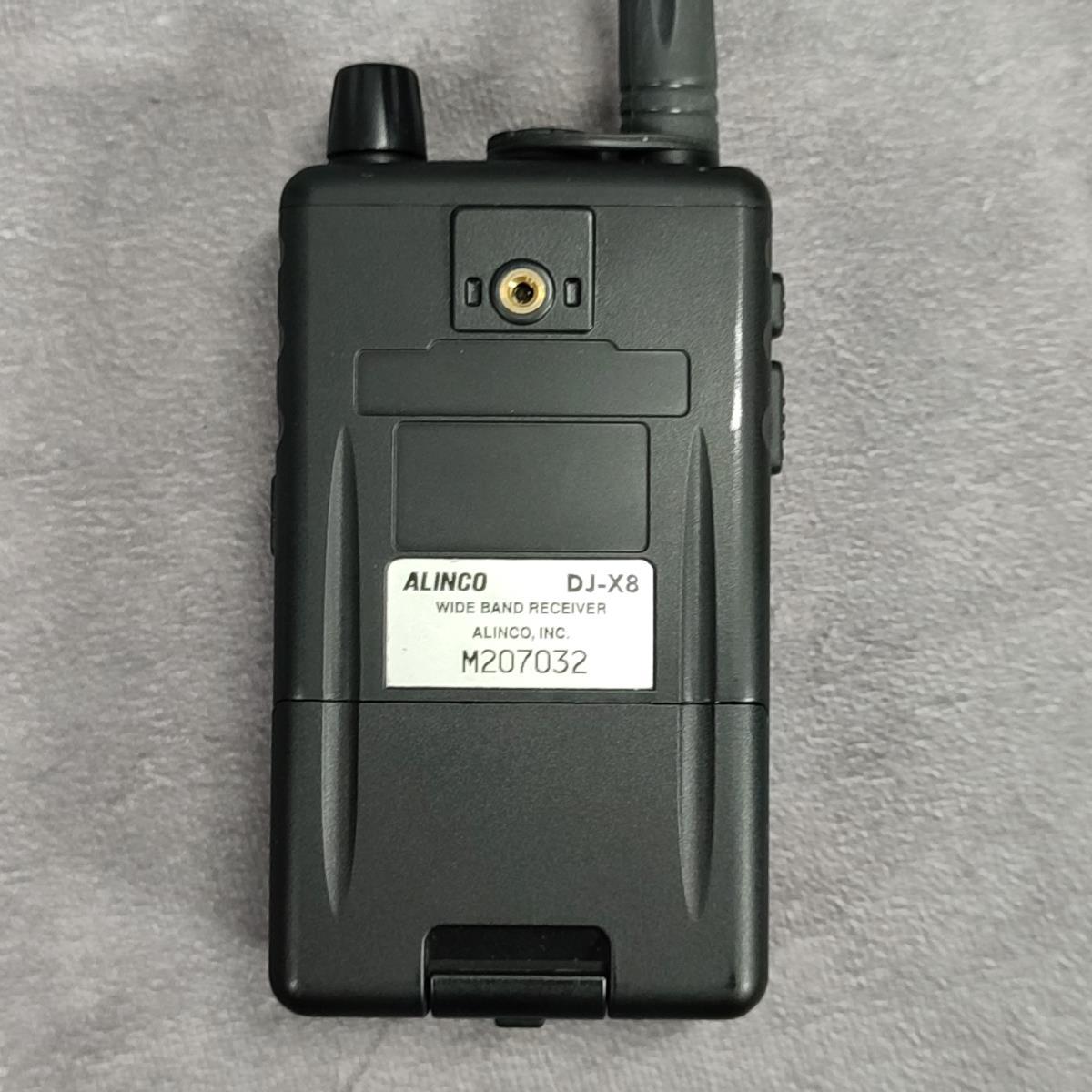 簡易動作確認済【箱・説明書付 美品】 ALINCO DJ-X8 ワイドバンド