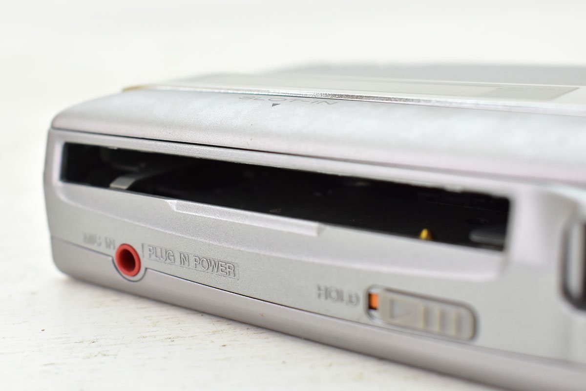 SHARP MD-MS100 ポータブルMDレコーダー アダプター イヤホン付 再生OK