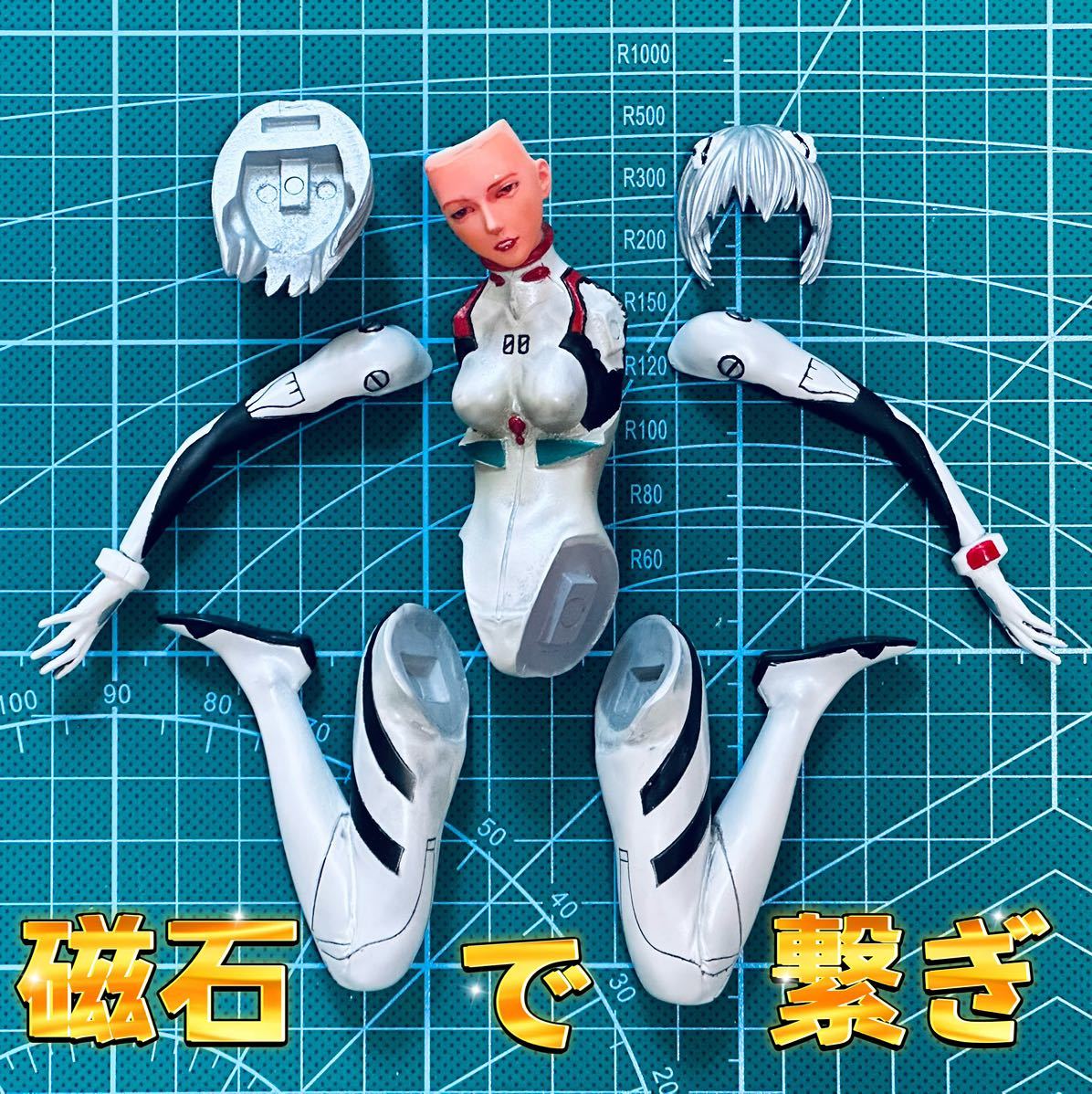 綾波レイ・ラングレー ガレージキット 完成品【塗装済】完成品 塗装