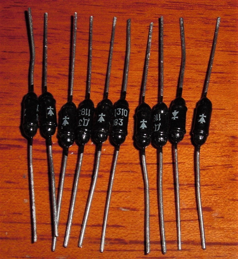 ロシア製ゲルマニウムダイオード D310 Д310 10本セット(ダイオード)｜売買されたオークション情報、yahooの商品情報をアーカイブ ...