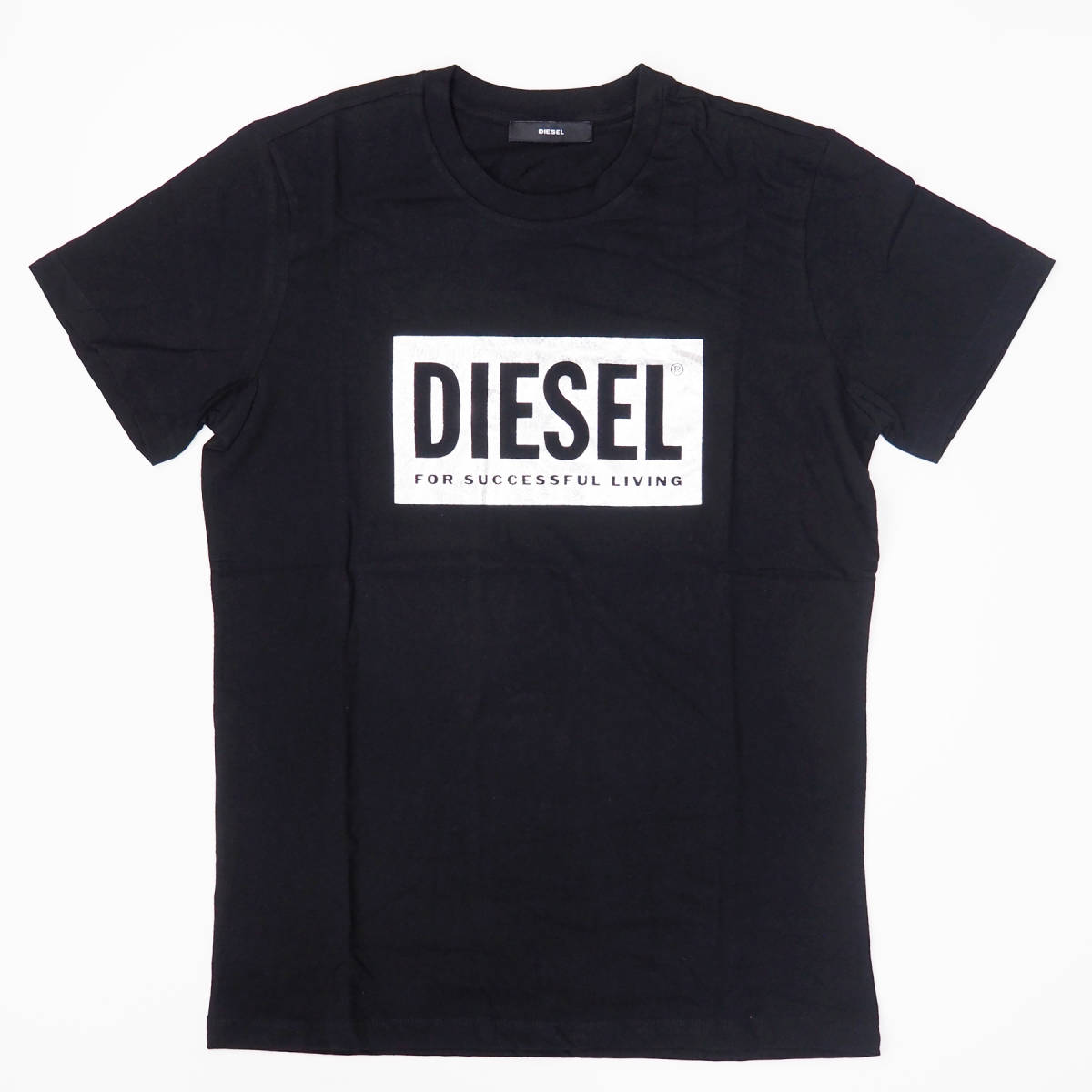 DIESEL (ディーゼル) シルバー Dロゴメタリックレザーショルダーバッグ 