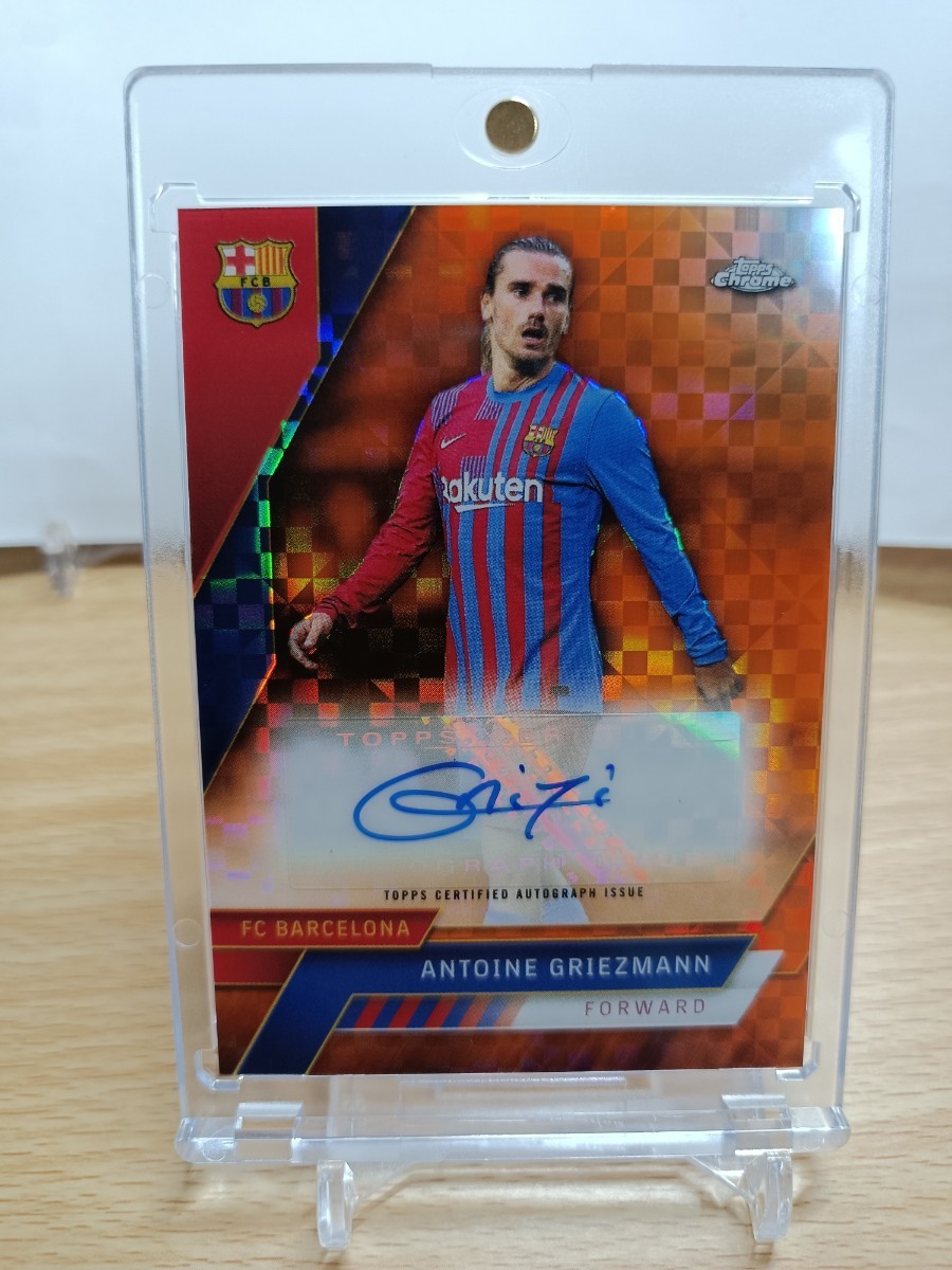 25枚限定☆グリーズマン☆直筆サインカード☆2022-23 topps Chrome FC 