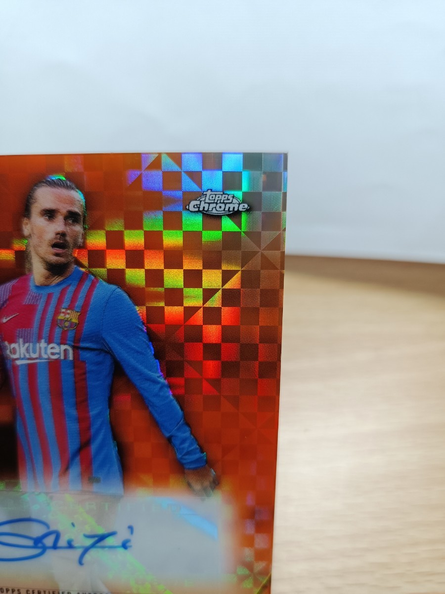 25枚限定☆グリーズマン☆直筆サインカード☆2022-23 topps Chrome FC 
