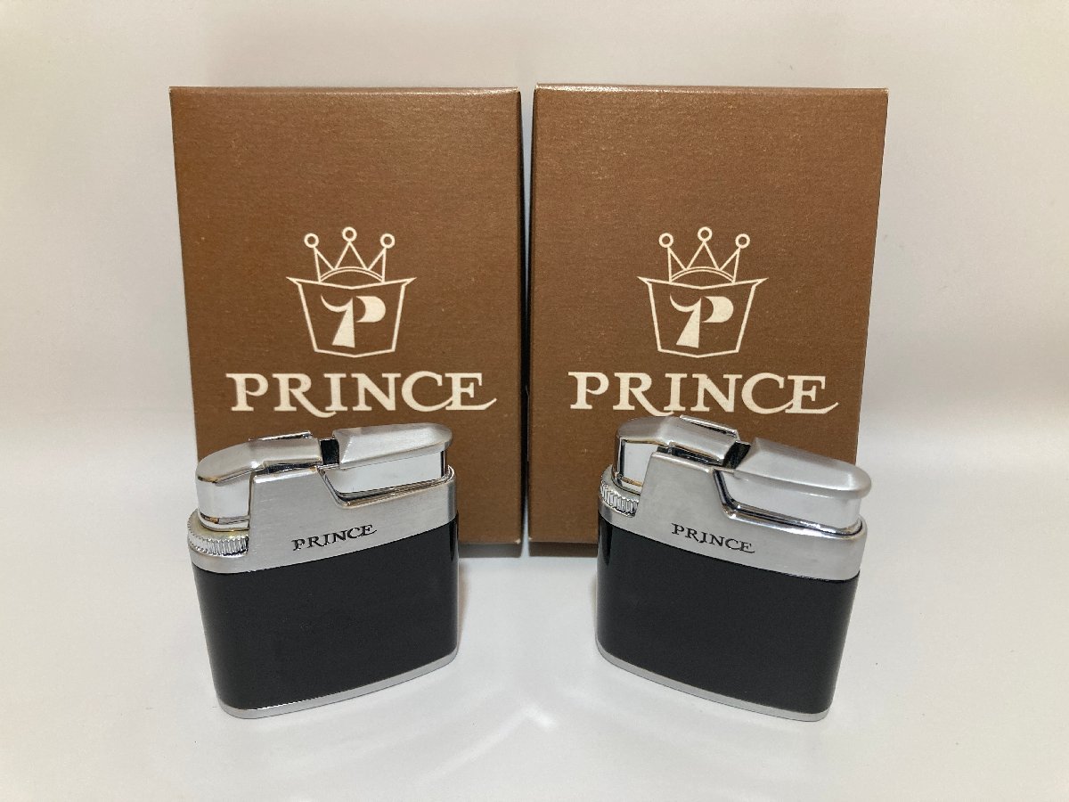 セール，人気セール 2t060305 PRINCE プリンス プロナ61 ガスライター 喫煙具 まとめ売り 2個セット ガス注入式 シルバー&times;ブラック 着火確認済(ガスライター)｜売買されたオークション情報、yahooの商品情報をア 一般