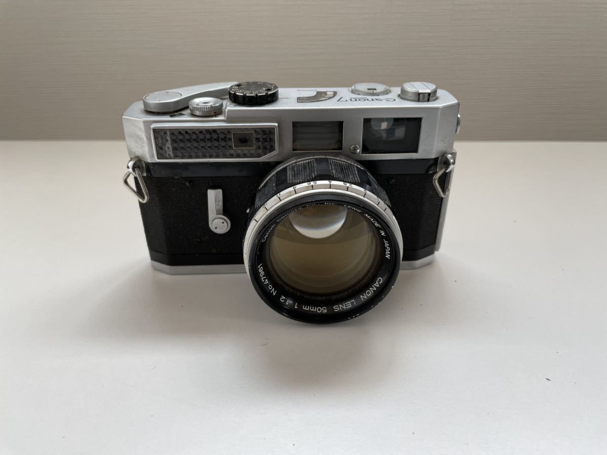 CANON Model 7 型 フィルムカメラ 希少 & レンズ 50mm f1.2 発売 1961 