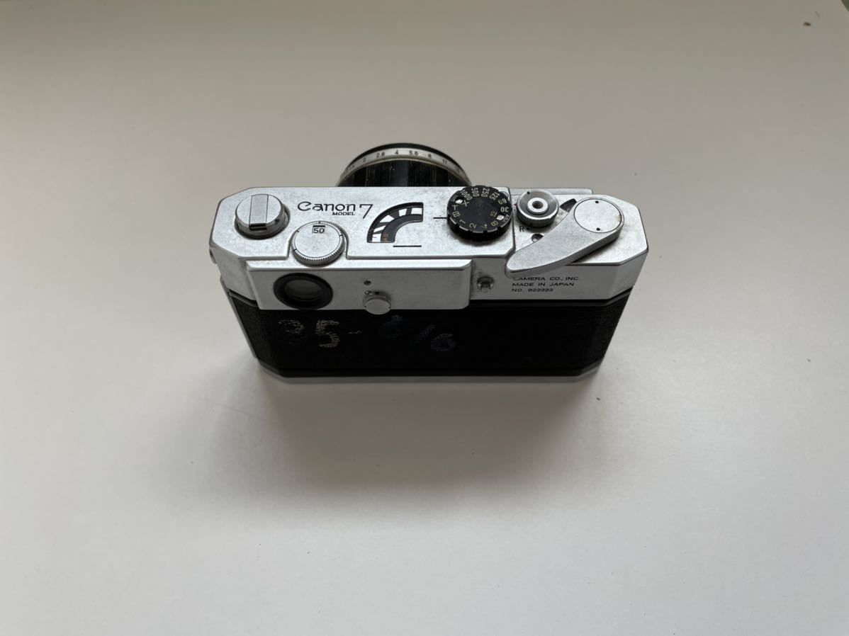 CANON Model 7 型 フィルムカメラ 希少 & レンズ 50mm f1.2 発売 1961 
