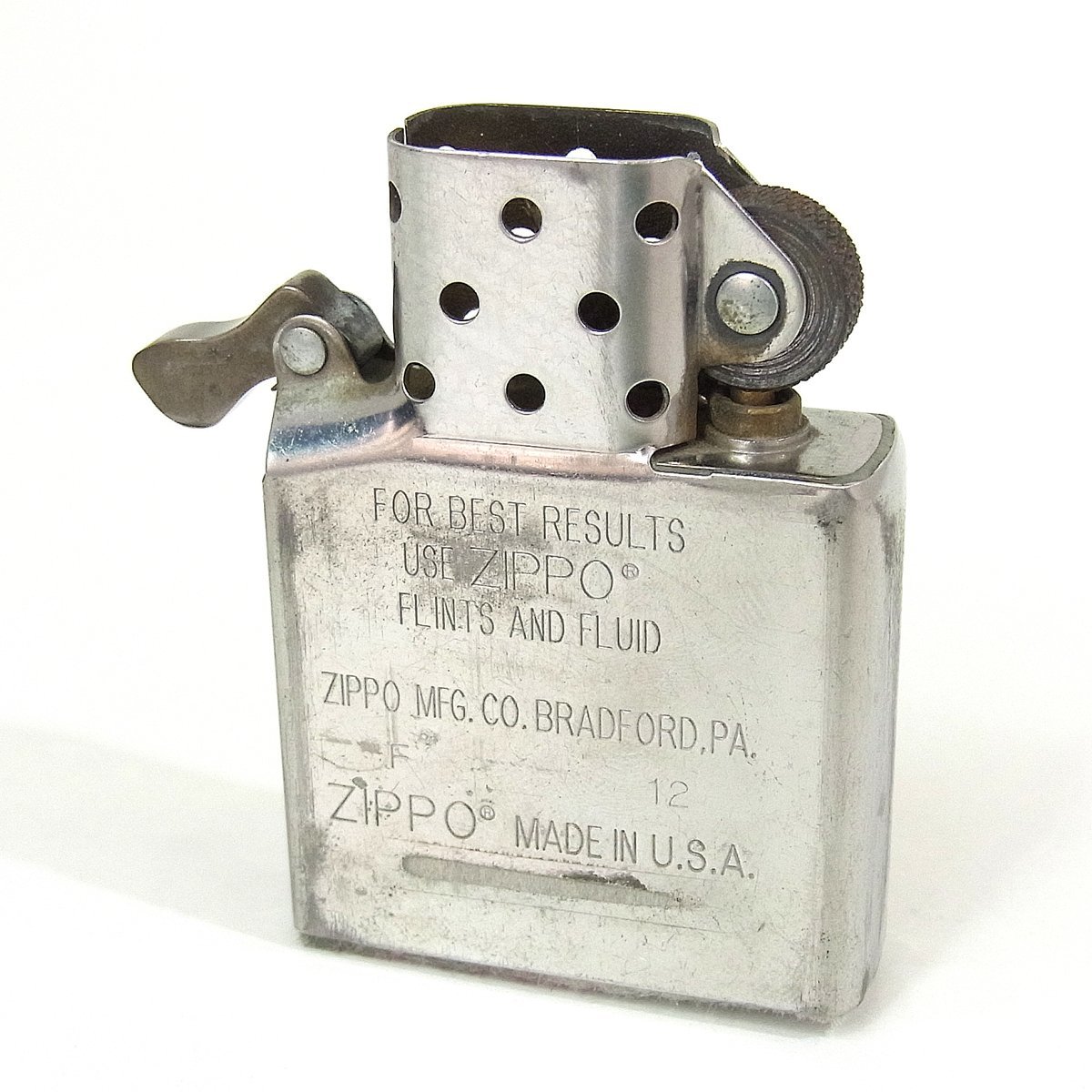 ジッポー G12 ボトムズアップ 両面柄 オイルライター トランプ キング 