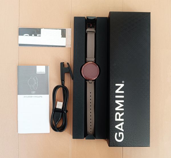 ガーミン Lily Classic Paloma Leather/Dark Bronze