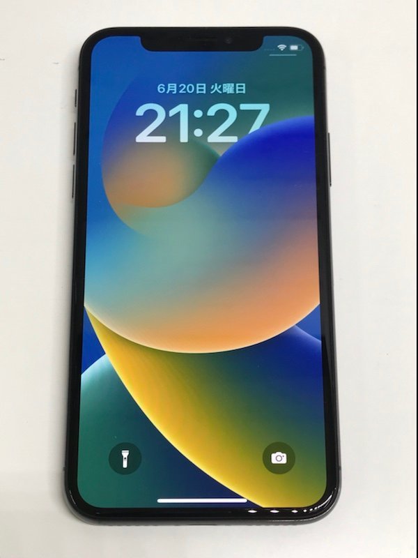 Apple iPhone X 256GB MQC12J/A docomo 判定〇 バッテリー最大容量82