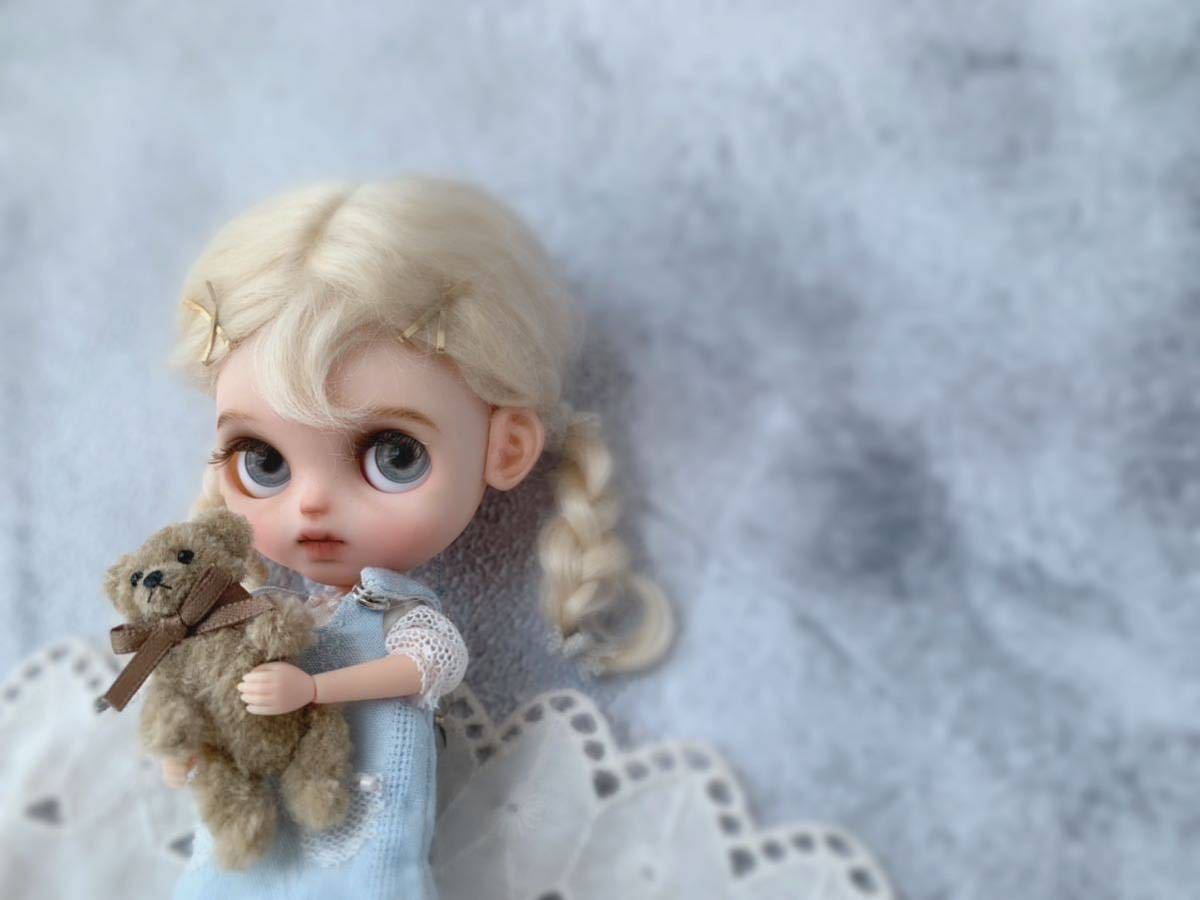 tsumudoll*カスタムポップマートブライス モヘアウィッグ フル tsumudoll*カスタムポップマートブライス モヘアウィッグ フル