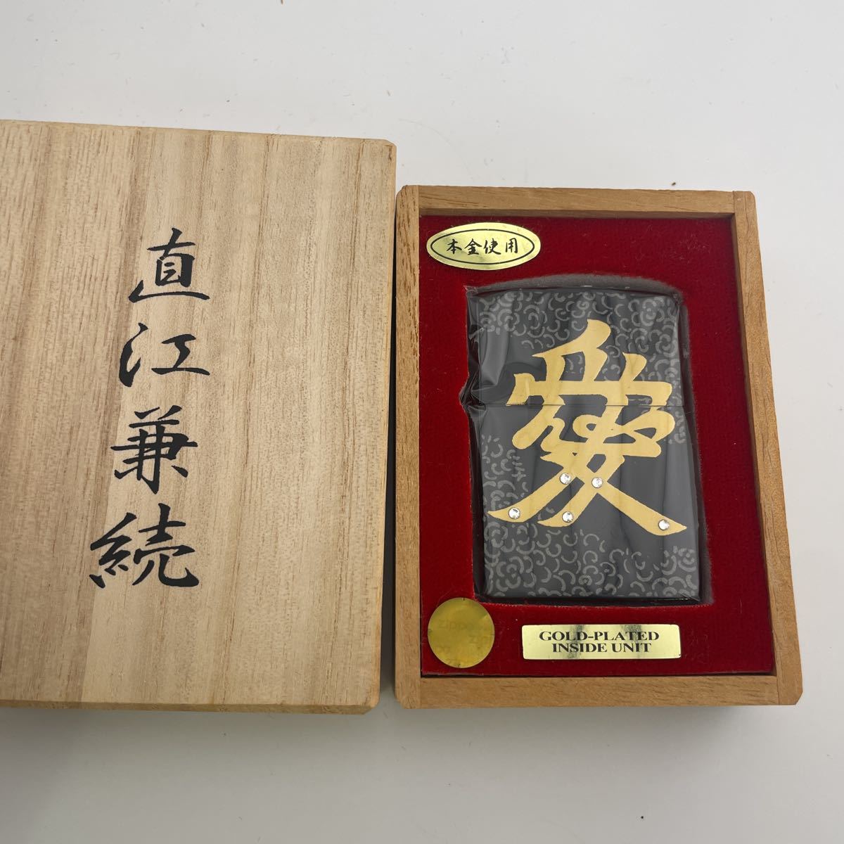 ZIPPO ジッポ ジッポライター 本金 オイルライター GOLD-PLATED 直江兼 