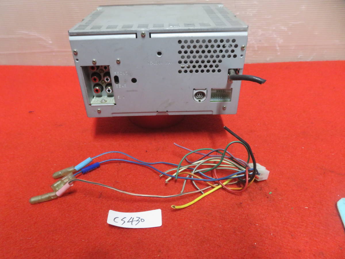 CS430＊アルパイン MDA-W789J カーオーディオ CD MD デッキ プレイヤー
