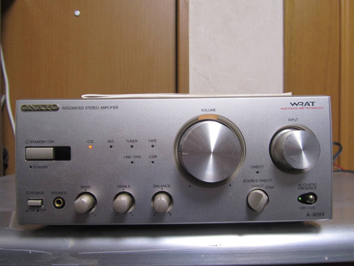 Yahoo!オークション 「onkyo 取説、リモコン付ONKYO A-905X a-909