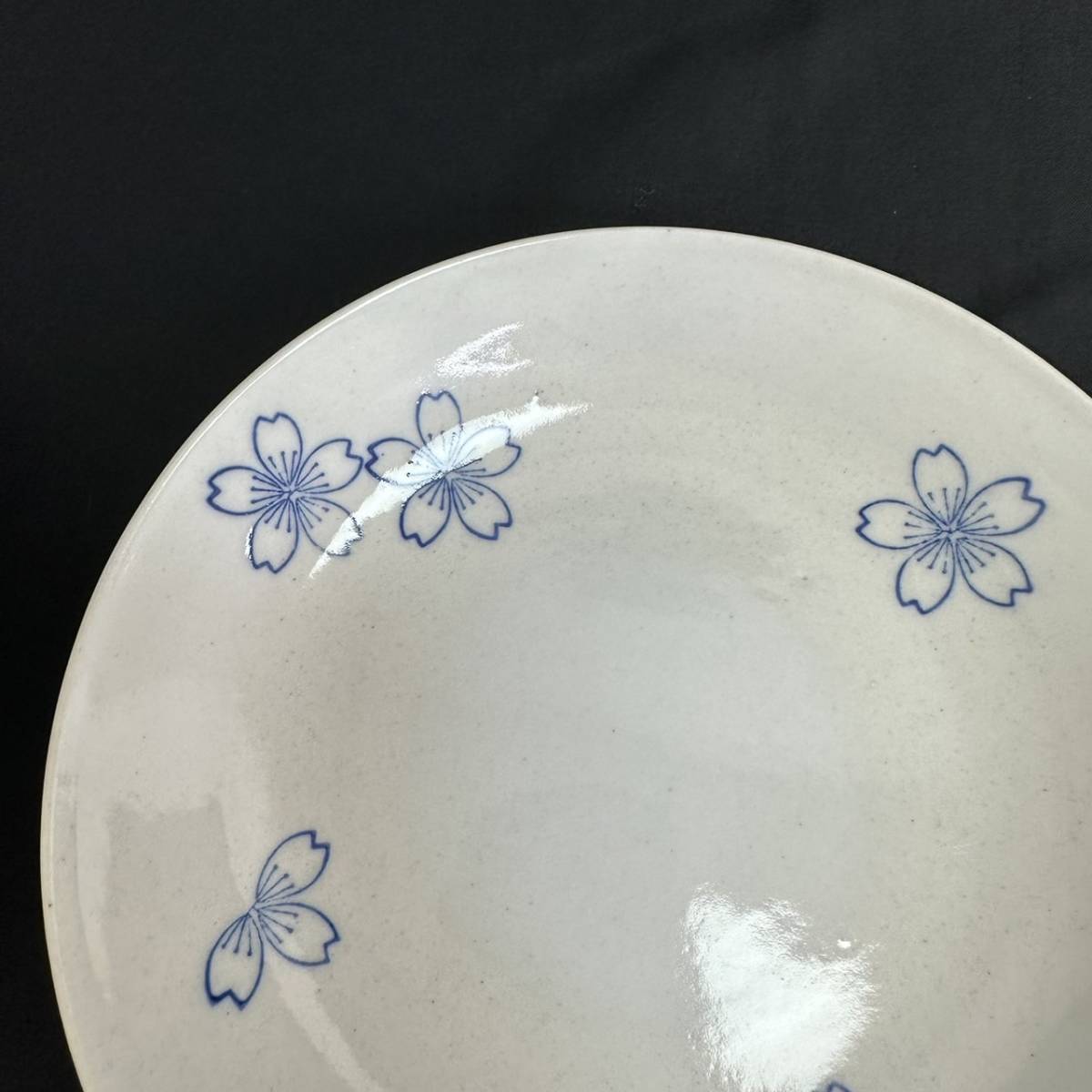 23L0624 深川製磁 オールド深川 桜 花びら文 食器 プレート 5枚 セット
