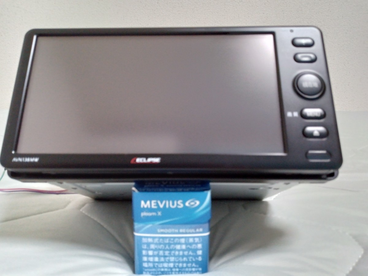 イクリプス ECLIPSE メモリーナビ　AVN138MW 7型WVGA 中古　トヨタ車から取り外し　作動確認済　状態良