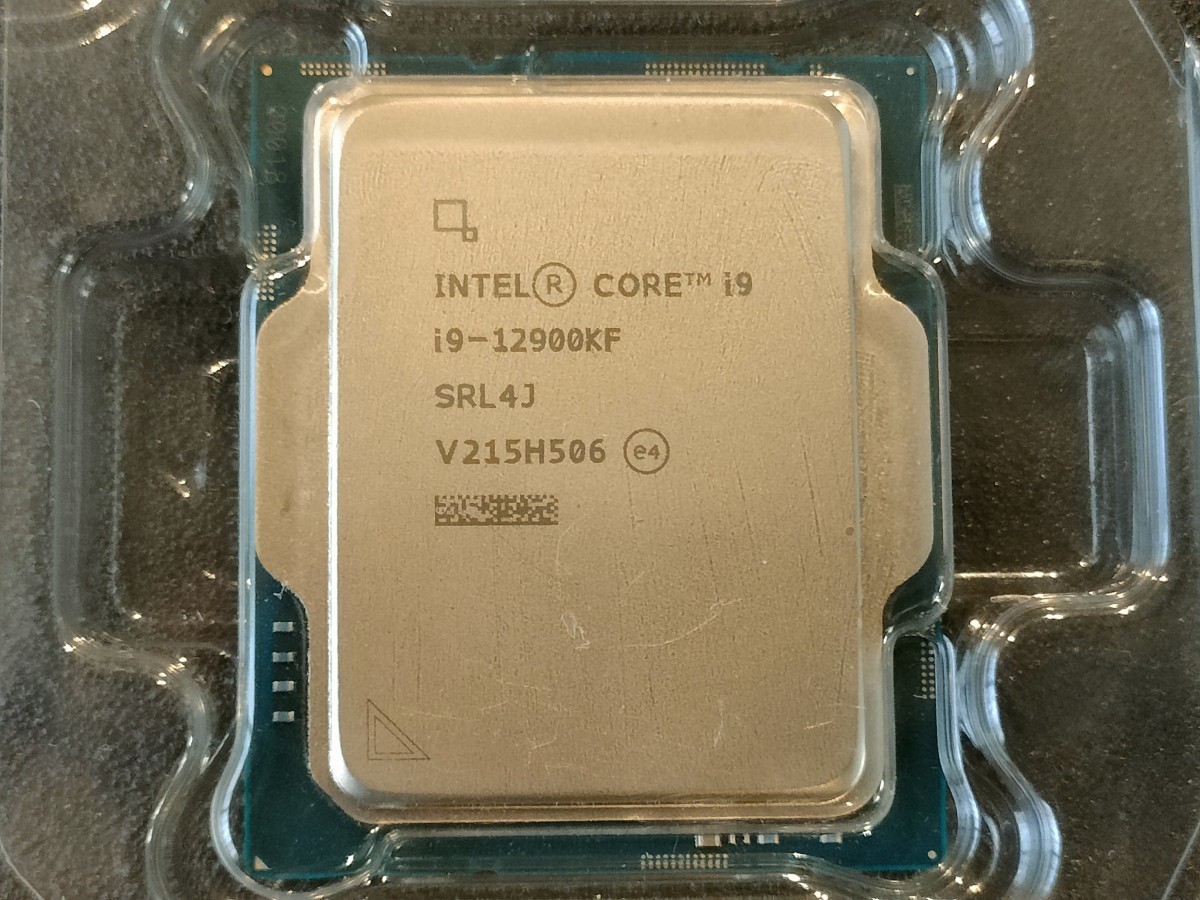 Intel Core i9 12900KF CPU SRL4J 動作確認済み Intel Core i9 12900KF CPU SRL4J 動作確認済み Intel Core i9-12900KF