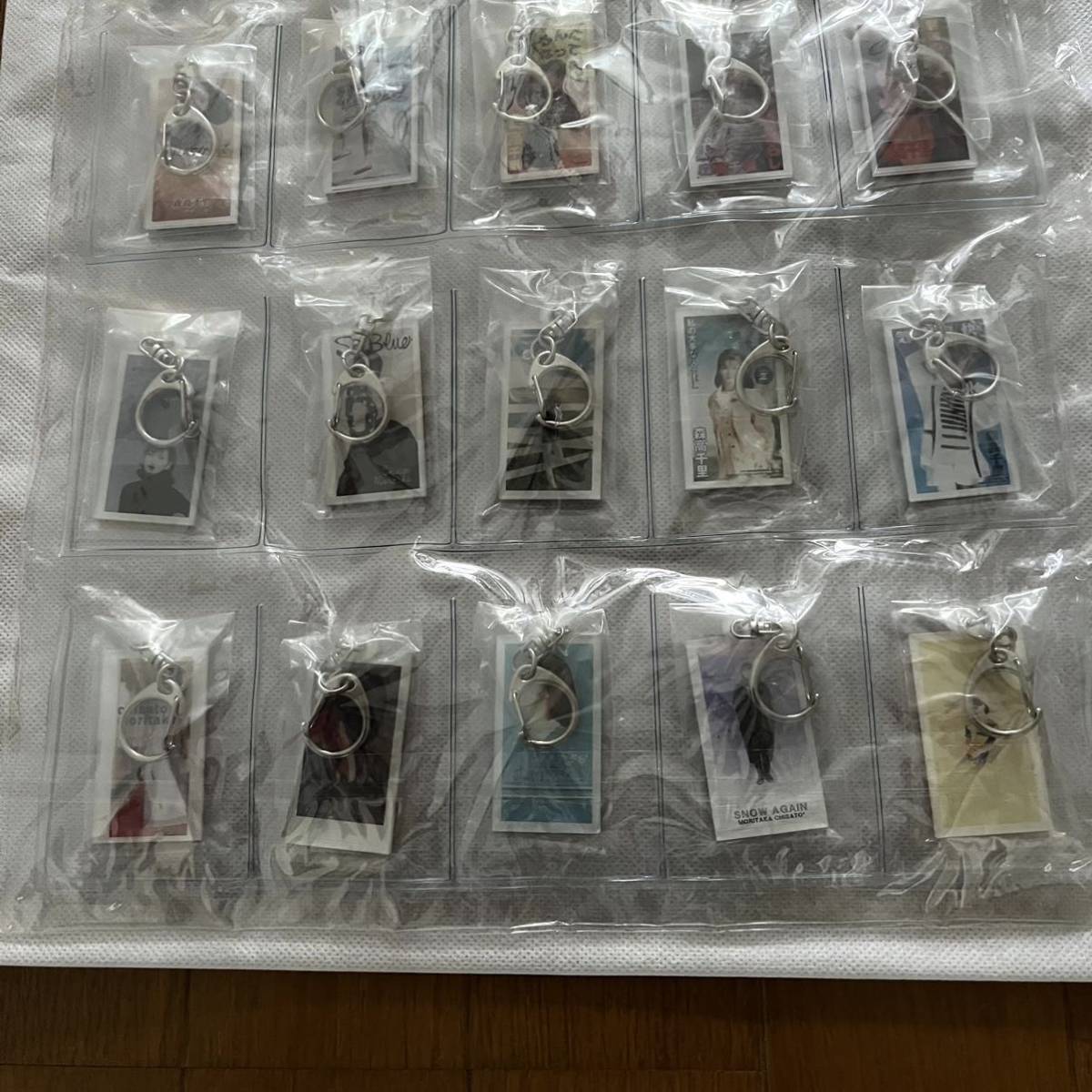 森高千里 未開封 希少 シングルキーホルダー 20種セット グッズ 