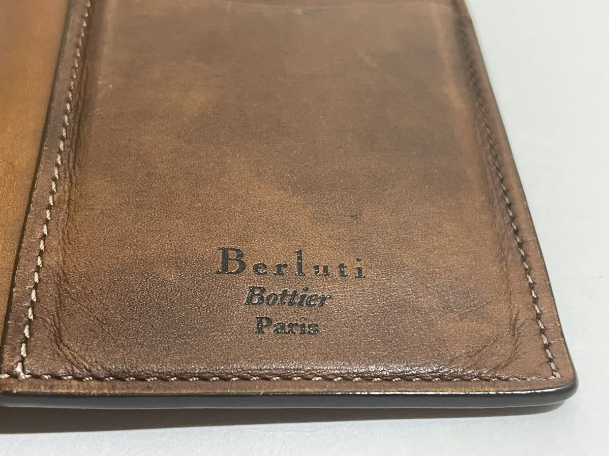 Berluti ベルルッティ カリグラフィ レザーウォレット 2つ折り 長財布 