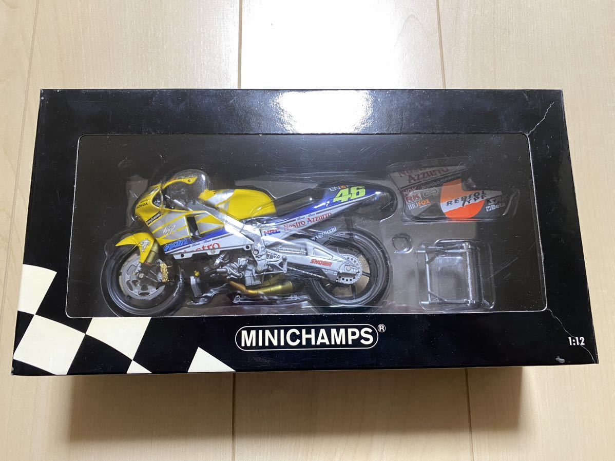 ミニチャンプス ホンダ 1/12 ナストロアズーロ NSR500 ロッシ