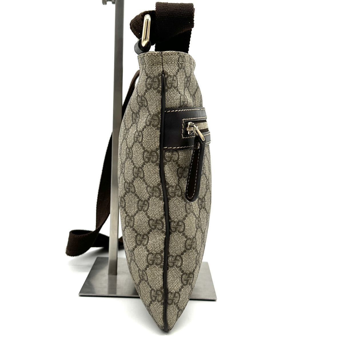 GUCCI グッチ ショルダーバッグ クロスボディ GGスプリーム サコッシュ 