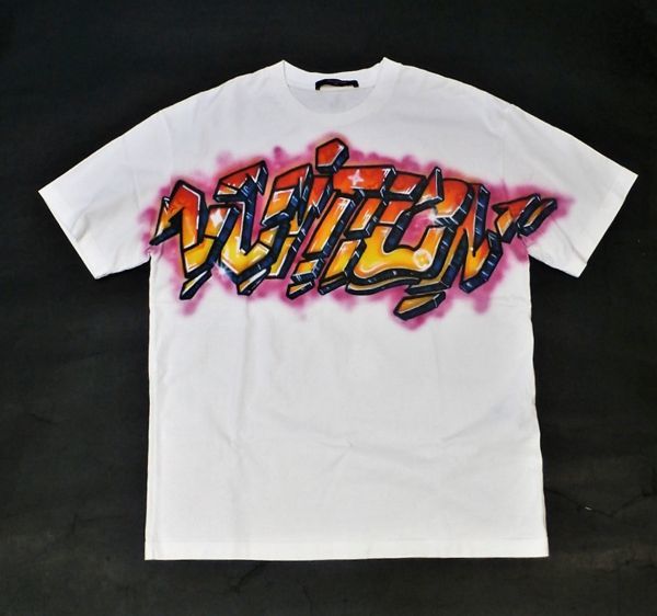 正規品 22SS Louis Vuitton グラフィット T-SHIRT ルイヴィトン AMEN 