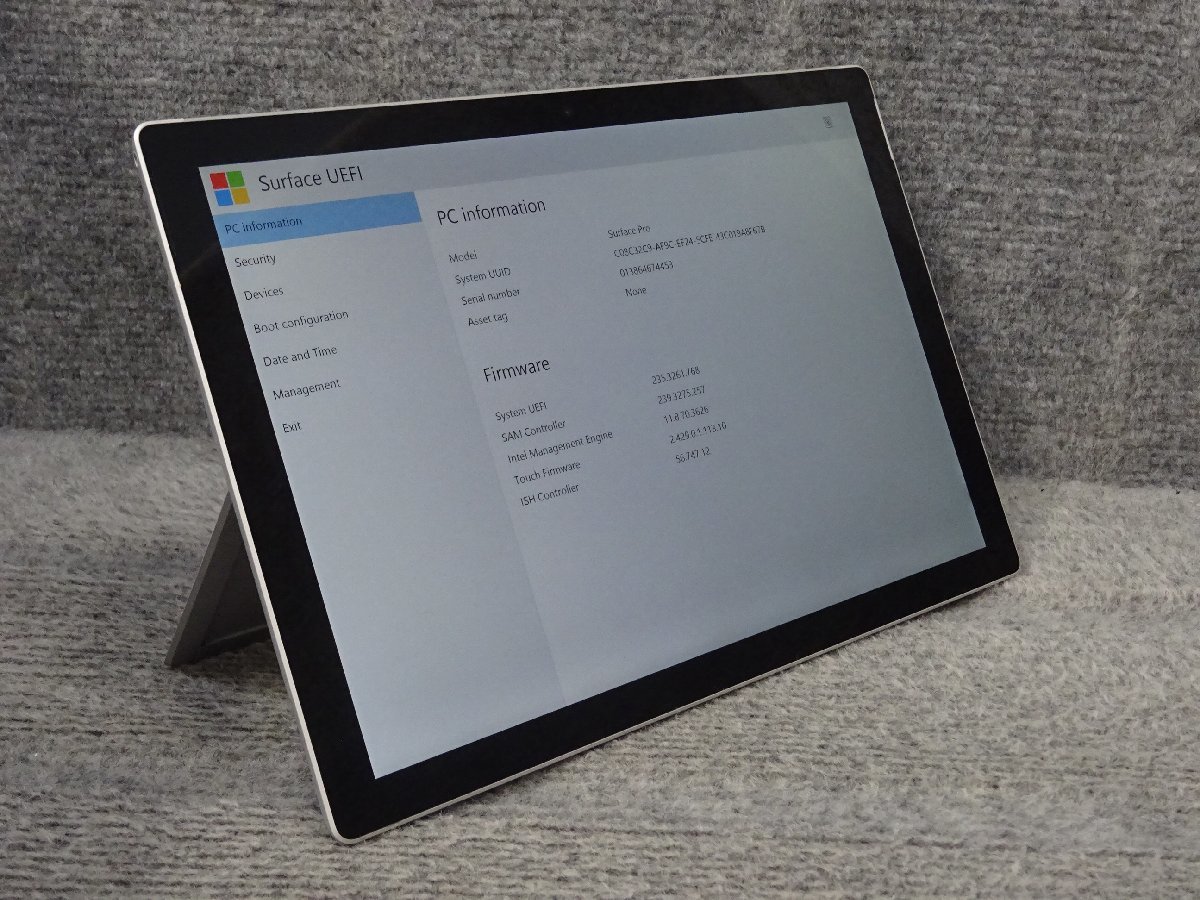 Microsoft Surface Pro (第5世代) 256GB 1796 OS無し ジャンク D00082