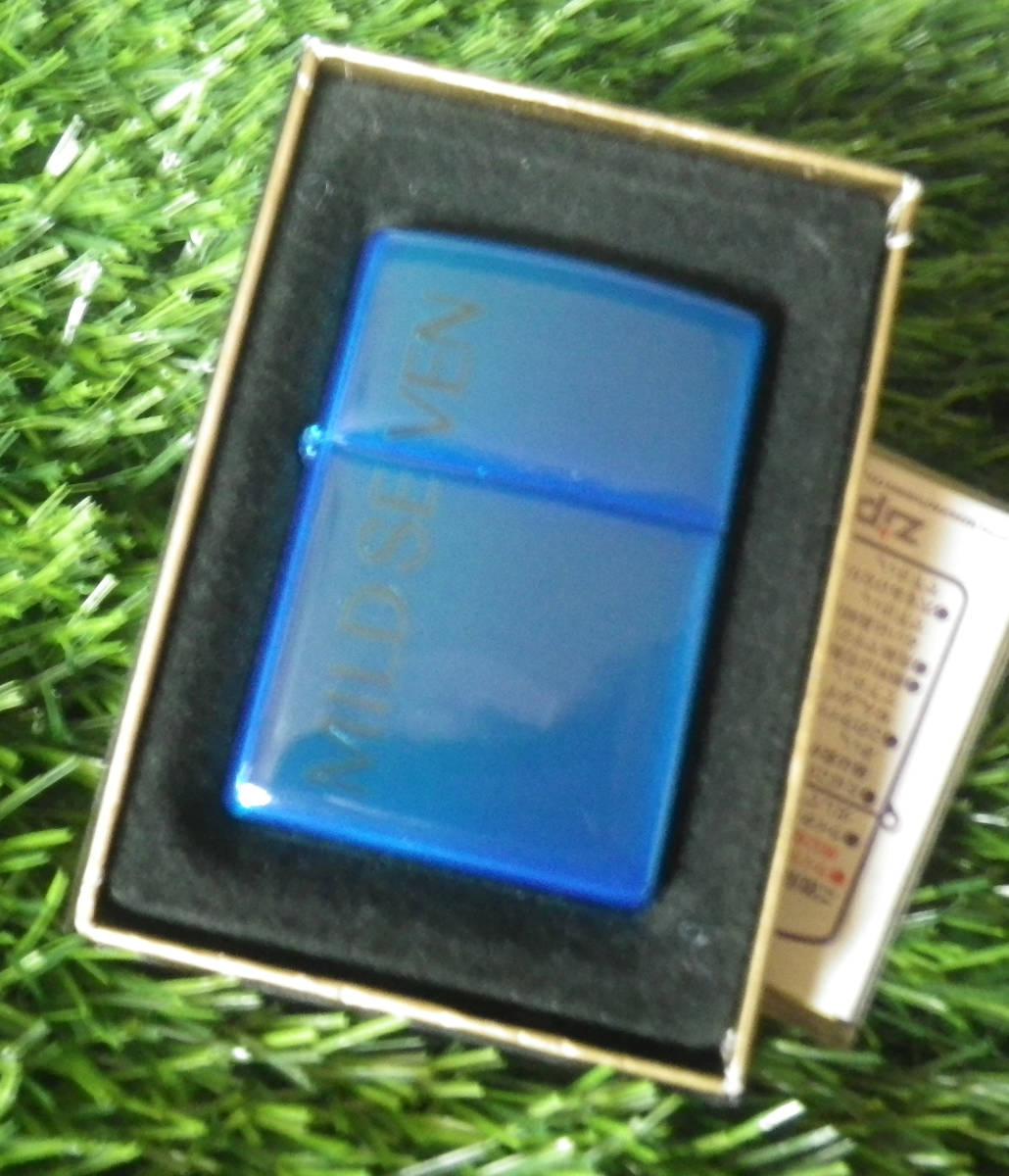 【新作登場，新品】 抽プレ商品 2001年 MILD SEVEN ブルーzippo(たばこメーカー)｜売買されたオークション情報、yahooの商品情報をアーカイブ公開 - オークファン Zippo