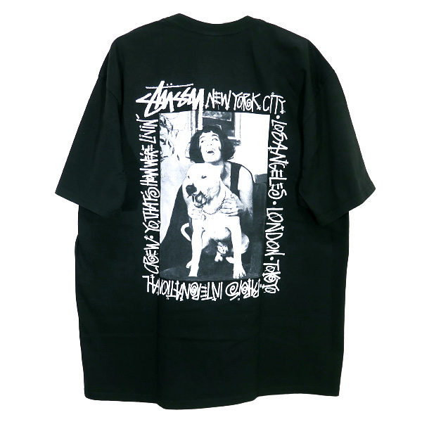 STUSSY ステューシー HOW WERE LIVIN PIG DYED TEE ピグ ダイ Tシャツ ショートスリーブ 半袖 カットソー ブラック