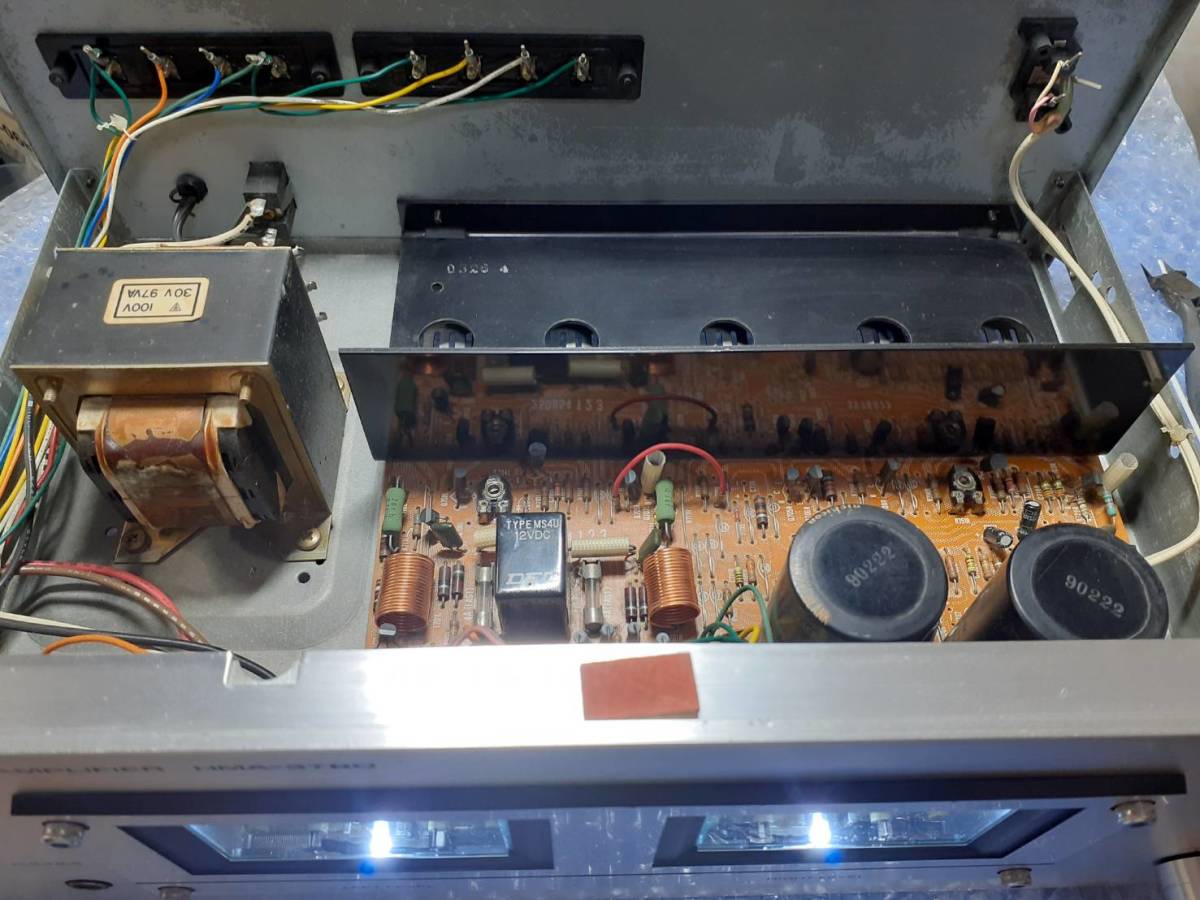 完動品 LED仕様】日立HITACHI パワーアンプ Lo-D HMA-3780【動作良好 
