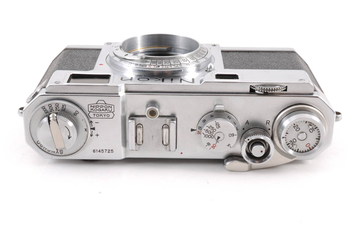動作品 ニコン Nikon S2 前期 ボディ レンジファインダー フィルム 