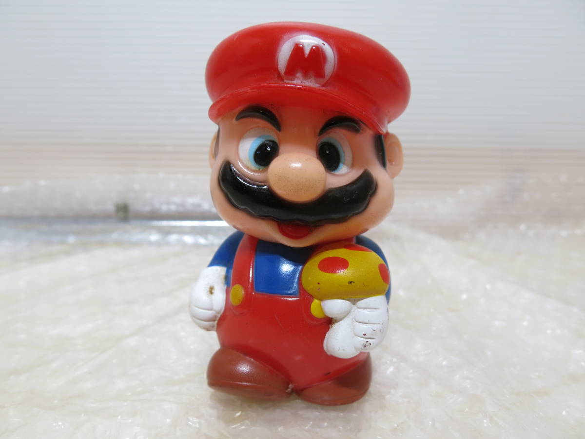 任天堂 スーパーマリオ ソフビ 貯金箱 昭和レトロ 1985年製 マリオ